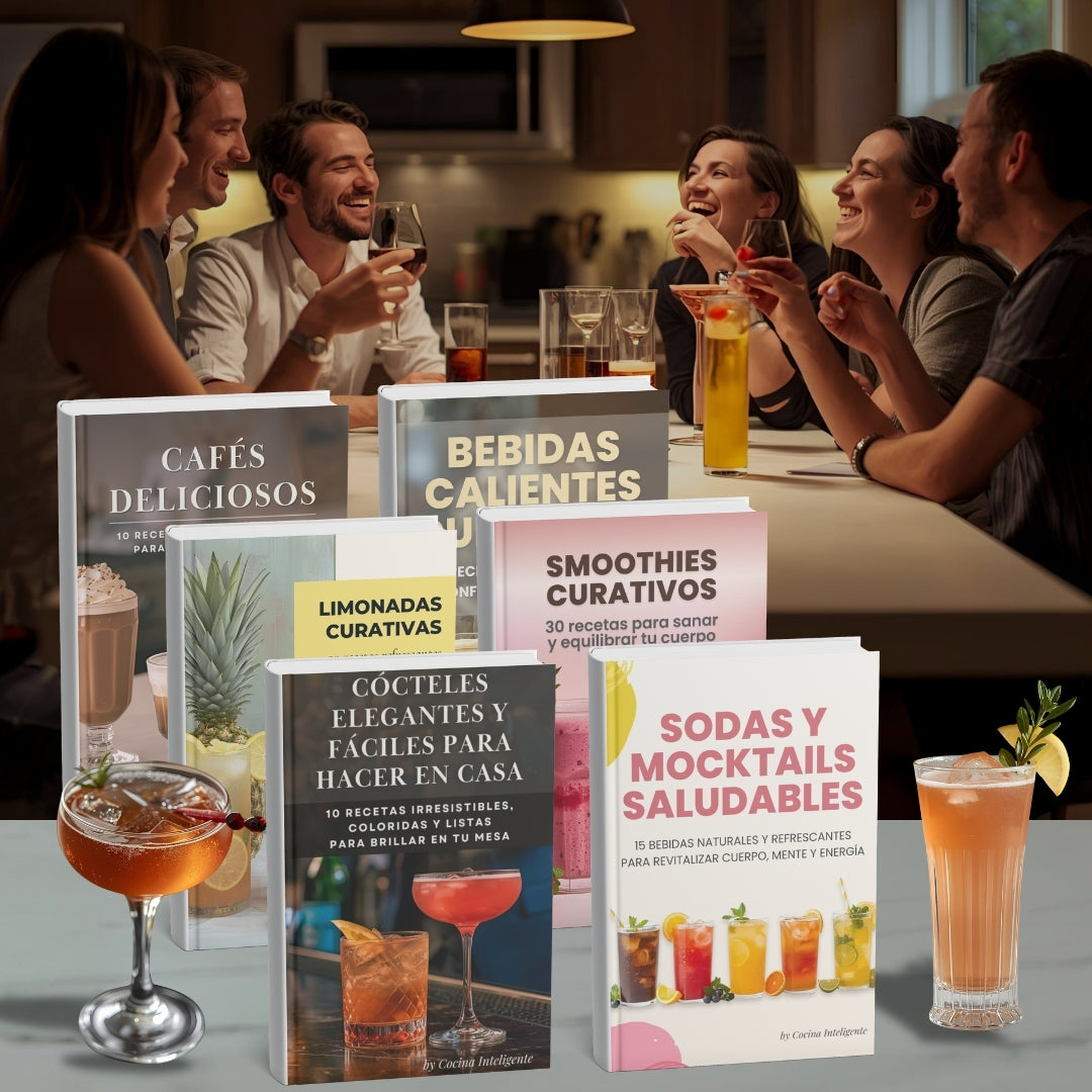 PACK COMPLETO DE BEBIDAS SALUDABLES (100+ Recetas)
